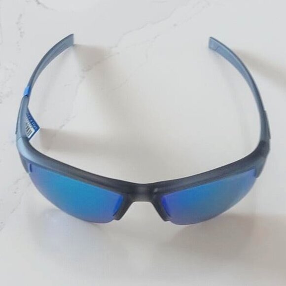 TIFOSI Sunglasses Kids STRIKEOUT Blue Mirror Lens Gray Frame NEW - Picture 2 of 6